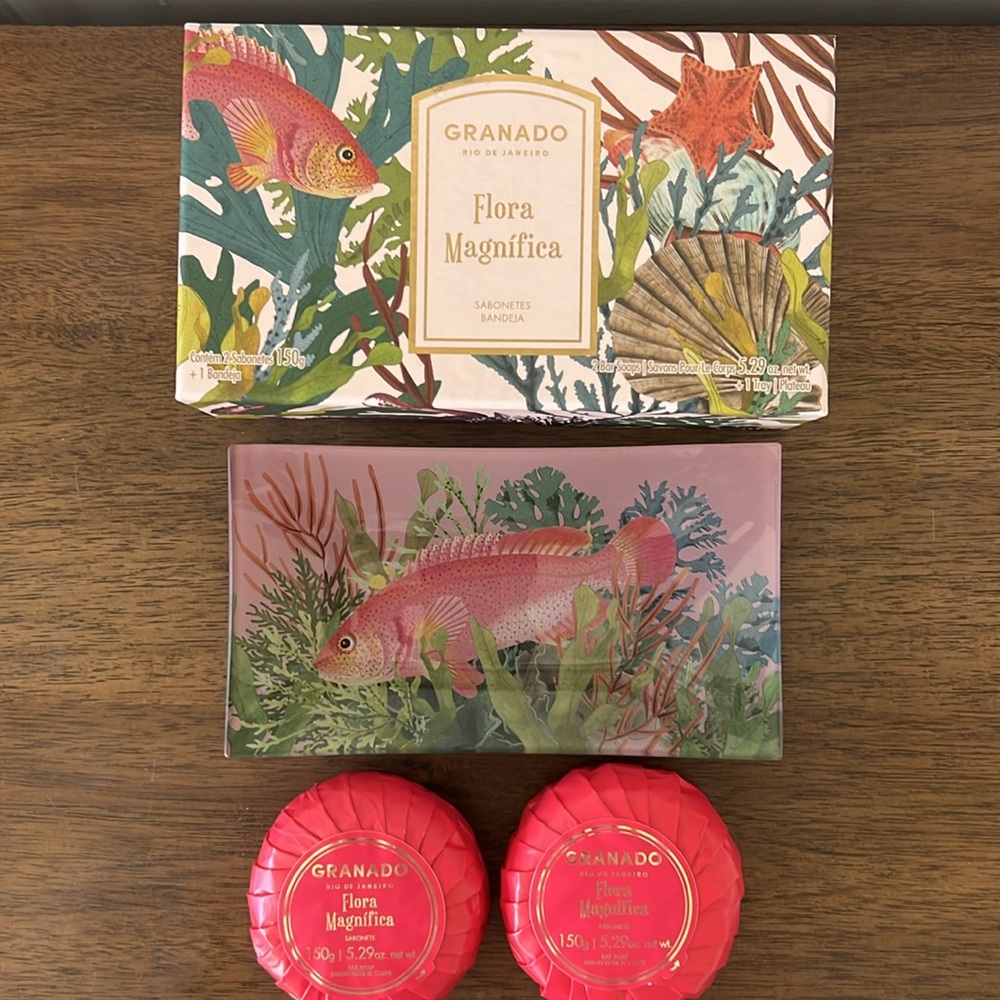GRANADO Flora Magnificent Soap & Storage Duo